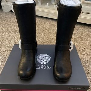 Never worn Vince Camuto Moto boots